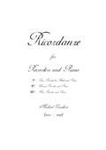 Ricordanze (Full Score/Piano Part)